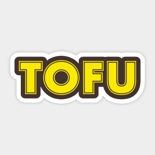 TOFU Sticker